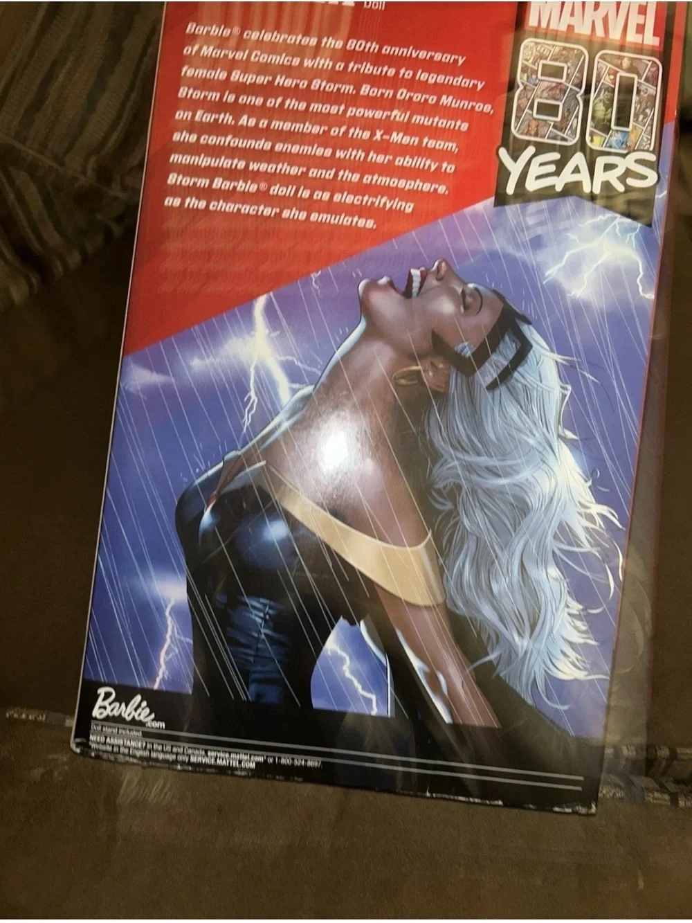 Marvel 80 Year Anniversary Storm Barbie Signature Collection NRFB  Mattel